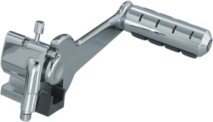 Adjustable Passenger Pegs And Mount Black, Chrome