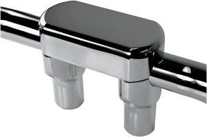 Handlebar Riser & Top Clamp Kit Silver