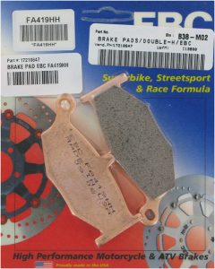 Plăcuțe de frână sinterizate (r)hh(r), 1, nordicamoto.ro