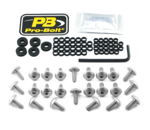 Fairing Bolt Kit For Kawasaki Silver