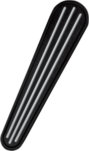 Dash Insert Black, Silver