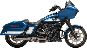 Road Rage Ii 2-into-1 Mid-length Exhaust System Black Chrome, 2, nordicamoto.ro