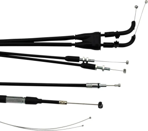 MOOSE RACING Black Vinyl Throttle Cable Black 