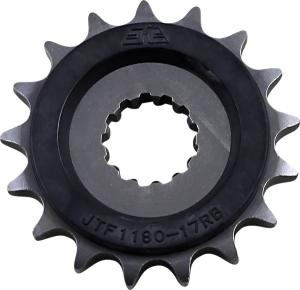 JT SPROCKETS Pinion față Negru, Natural, 1, nordicamoto.ro
