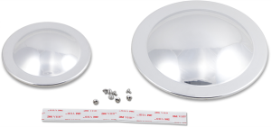 Polished Domed Pulley Cover Kit