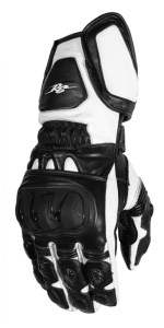 Manusi Piele Rusty Stitches Marc Black/White