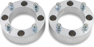 Wheel Spacers With Studs Silver 