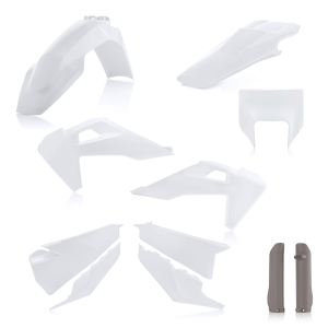 Kit Complet Plastice Acerbis Husqvarna Te | Fe 20-22 Original White