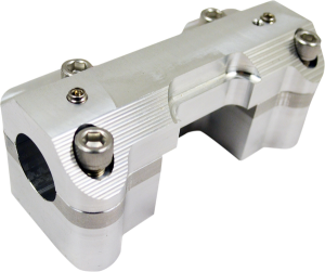 Handlebar Clamp Set Silver