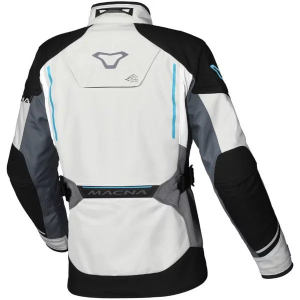 Geaca textil de dama impermeabila touring/adventure MACNA MUNDIAL L Gri/Negru, 2, nordicamoto.ro