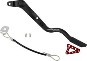 Brake Pedal Black, Red 