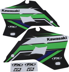 Evo Graphics Kit Black, Green, 2, nordicamoto.ro