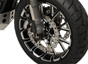 Two-piece Floating Brake Rotor Black, Silver, 2, nordicamoto.ro