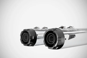 4.33 Inches Slip-ons Flat Muffler For Hd-touring E3 Black 