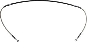 MOOSE RACING Stainless Steel Braided Brake Line 