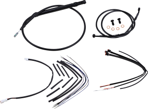 Jail Bar Cable Kit Black, 1, nordicamoto.ro