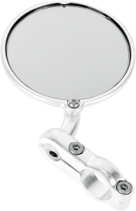 Hindsight Bar End Mirror Anodized Silver, 2, nordicamoto.ro
