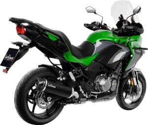 Tobă de eșapament LeoVince Nero Slip-On pentru Kawasaki Versys 650 (2022-2025), 2, nordicamoto.ro