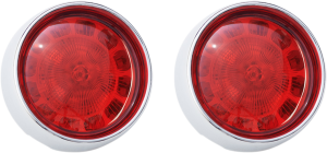 Probeam® Bullet Bezel Rear Led Turn Signal Inserts Chrome