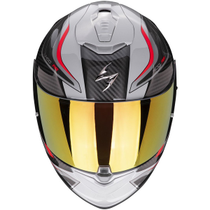 Casca integrala sport/touring SCORPION EXO-1400 EVO AIR ATTUNE Negru/Gri/Rosu XXL, 3, nordicamoto.ro
