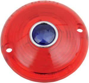 Turn Signal Lenses Blue, Red, 1, nordicamoto.ro