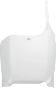 Replacement Front Number Plate White