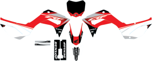 Complete Graphics Kit Red 