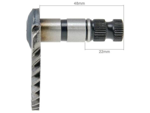 Kickstart Shaft Brass, 1, nordicamoto.ro