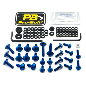 Fairing Bolt Kit For Kawasaki Blue