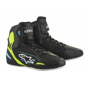 Ghete Alpinestars Faster-3 Negru/Albastru/Galben