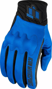 ICON Anthem3 Gloves Blue, Black 