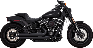 Big Shots Staggered 2-into-2 Exhaust System Black, 4, nordicamoto.ro