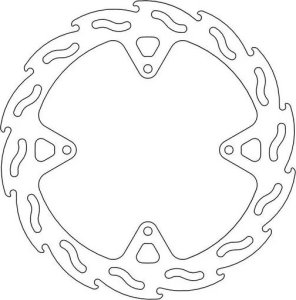 Flame Series Rotor Rear Stainless Steel