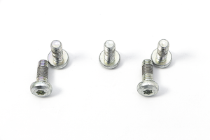 Brake Rotor Bolt Set Silver, Stainless Steel