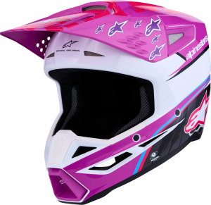Casca Alpinestars SM3 Falcon Mov/Alb/Roz, nordicamoto.ro