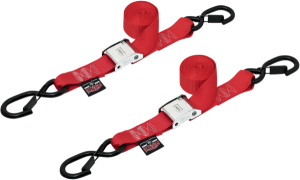 1-1/2(r) Cam-buckle With Safety Latch Hooks Red, 1, nordicamoto.ro