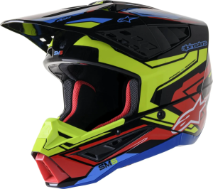 Casca Alpinestars Supertech M5 Action 2 Black/Yellow/Red
