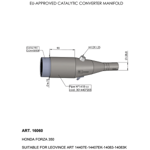 Convertor catalitic din oțel inoxidabil