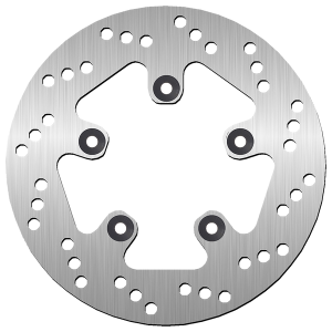 Brake Rotor Round Silver