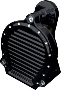 Billet Aluminum Horn Black, 1, nordicamoto.ro