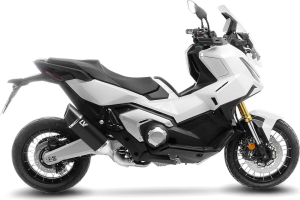 Tobă de eșapament LeoVince LV-14 R Black Edition Slip-On pentru Honda X-ADV 750 / Forza 750, 3, nordicamoto.ro