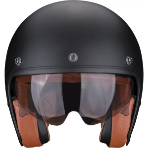 Casca open face SCORPION BELFAST EVO LUXE S NEGRU MAT, 2, nordicamoto.ro