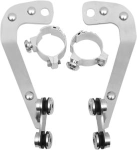 Custom Lower Deflector Mount Kit Silver, 1, nordicamoto.ro