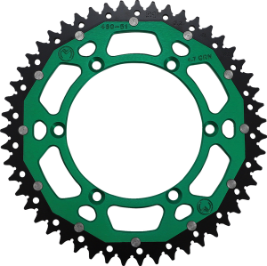 MOOSE RACING Pinion dublu verde, 2, nordicamoto.ro