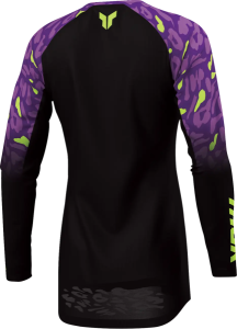 Tricou pentru femei Launchmode, model Spotted, violet-negru, 5, nordicamoto.ro