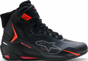 Pantofi Alpinestars Faster-4 Drystar® Negru/Rosu 13, 5, nordicamoto.ro