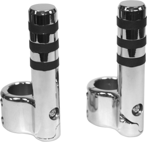 Clamp-on Footpeg Silver