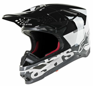 Casca Alpinestars Supertech M8 Radium Black/Gray/White 2XL, 3, nordicamoto.ro