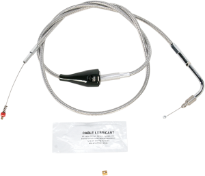 Stainless Steel Throttle/idle Cable Silver +203 mm (8''), 1, nordicamoto.ro