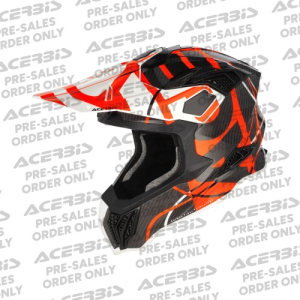 Casca Acerbis Airstrike-C Negru/Portocaliu Fluo